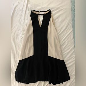 Black & White Color Block Dress